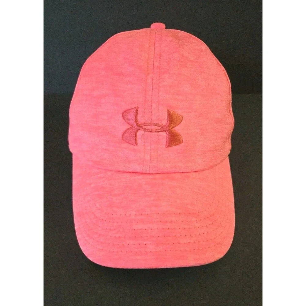 Under Armour Hat - Baseball Cap- Pink Adjustable Strap Back